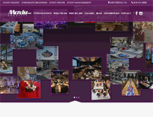 Tablet Screenshot of moxie-events.com